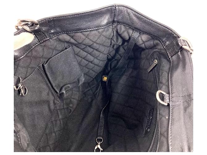 Chanel CC Coco Mark Logo Tragetasche Schwarz - Ansicht 11