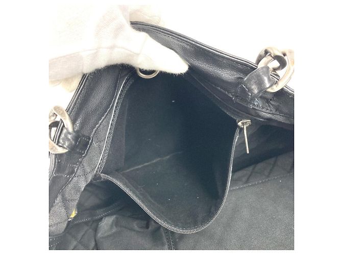 Chanel CC Coco Mark Logo Tragetasche Schwarz - Ansicht 13