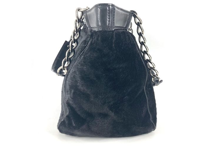 Chanel CC Coco Mark Logo Tragetasche Schwarz - Ansicht 3