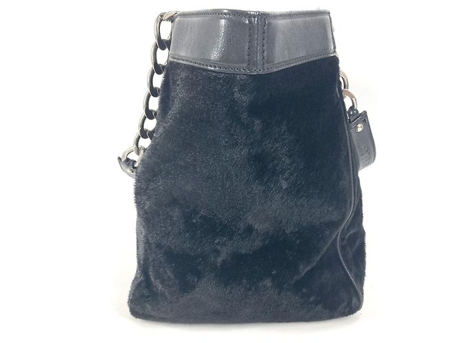 Chanel CC Coco Mark Logo Tragetasche Schwarz - Ansicht 4