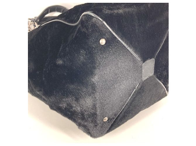 Chanel CC Coco Mark Logo Tragetasche Schwarz - Ansicht 7