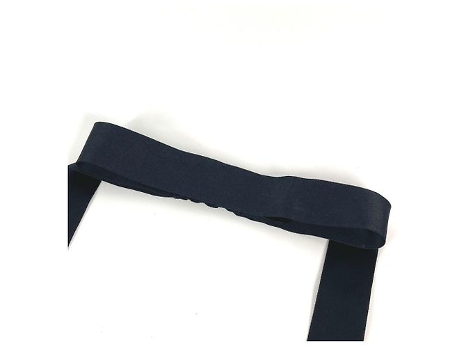 Fascia per capelli in seta CHANEL Nero - vista 4
