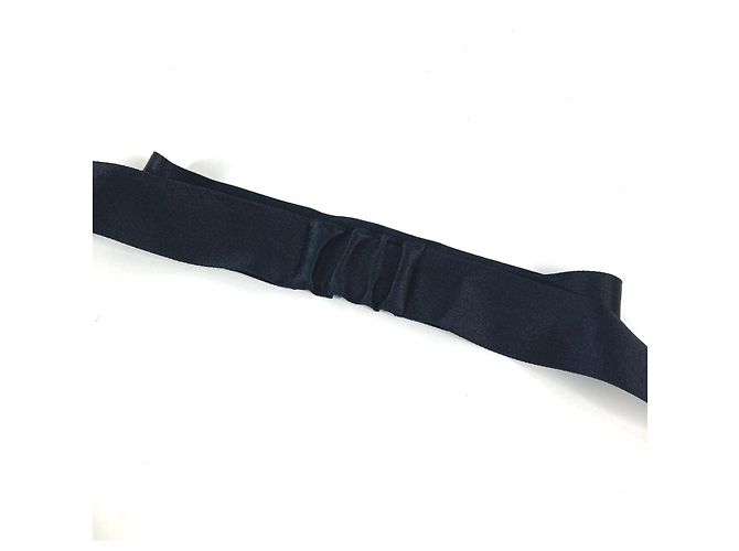 Fascia per capelli in seta CHANEL Nero - vista 5