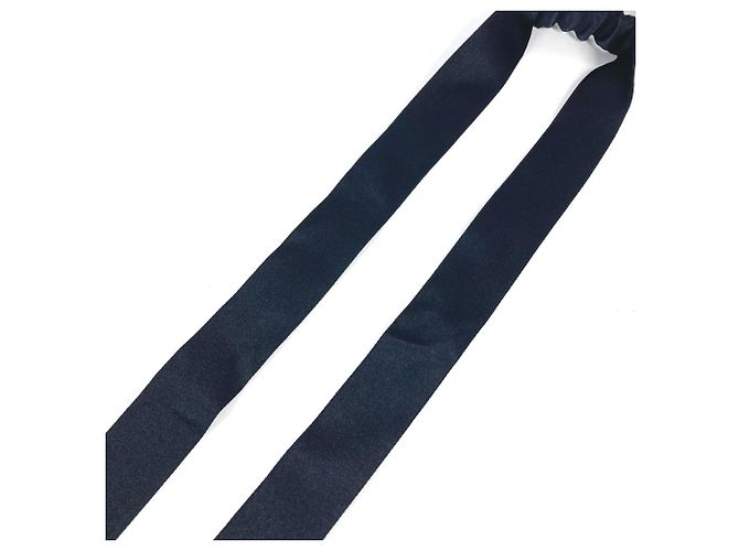 Fascia per capelli in seta CHANEL Nero - vista 6