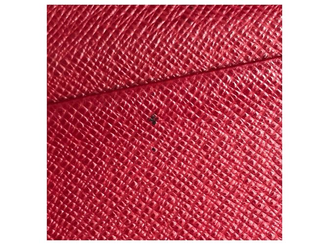 Billetera compacta con cremallera Monogram Cherry Louis Vuitton Castaño Roja - vista 11