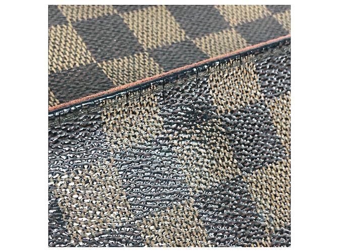 Borsa Mini Looping Damier Louis Vuitton Marrone Damier ebene - vista 10