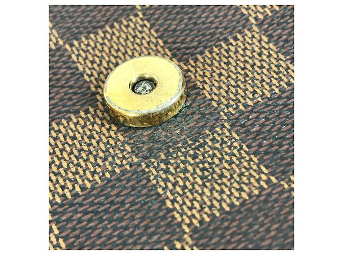 Borsa Mini Looping Damier Louis Vuitton Marrone Damier ebene - vista 12