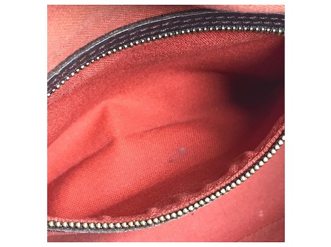Borsa Mini Looping Damier Louis Vuitton Marrone Damier ebene - vista 15