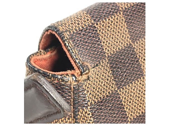 Borsa Mini Looping Damier Louis Vuitton Marrone Damier ebene - vista 8