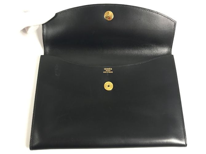 Pochette Rio Vintage Nera Hermès Nero - vista 10