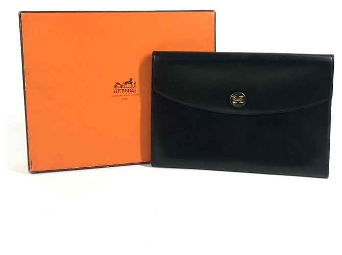 Pochette Rio Vintage Nera Hermès Nero - vista 17