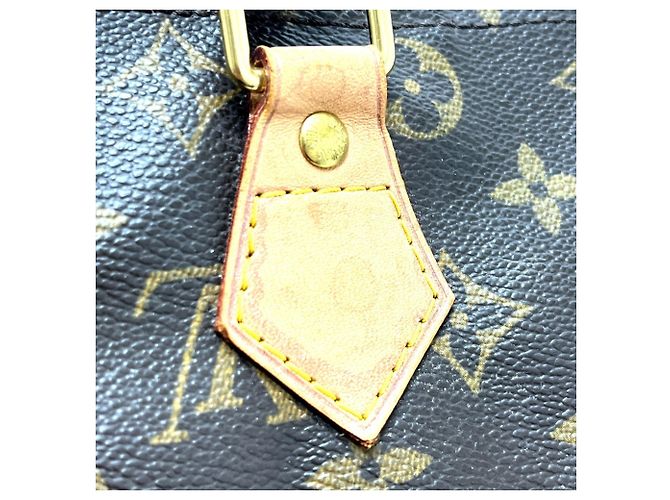 Borsa Speedy 30 in tela Monogram Louis Vuitton Marrone - vista 10