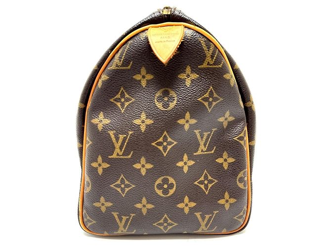Borsa Speedy 30 in tela Monogram Louis Vuitton Marrone - vista 4