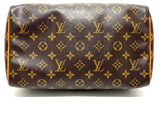 Borsa Speedy 30 in tela Monogram Louis Vuitton Marrone - vista 6