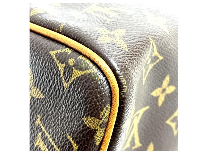 Borsa Speedy 30 in tela Monogram Louis Vuitton Marrone - vista 8