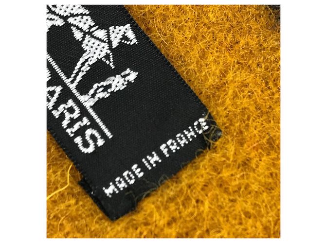 Hermès Rocabar Wollschal HERMES Rot Gelb Marineblau - Ansicht 4