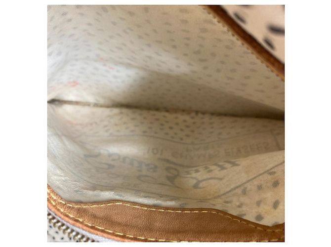 Louis Vuitton Monogram Pumpkin Dot Neverfull MM Tasche Braun Weiß - Ansicht 16