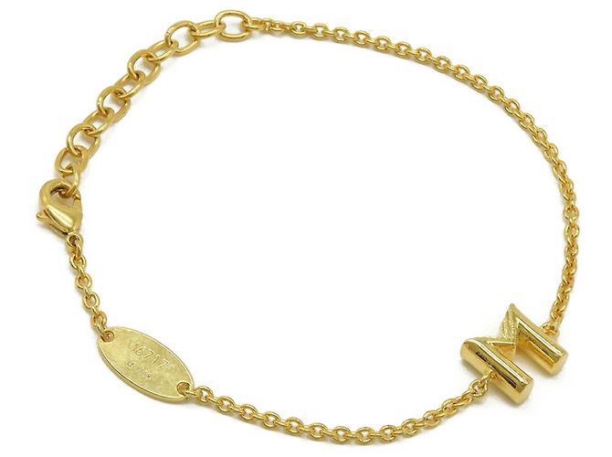 Louis Vuitton LV&ME M Initial Gold Charm Armband Golden - Ansicht 3