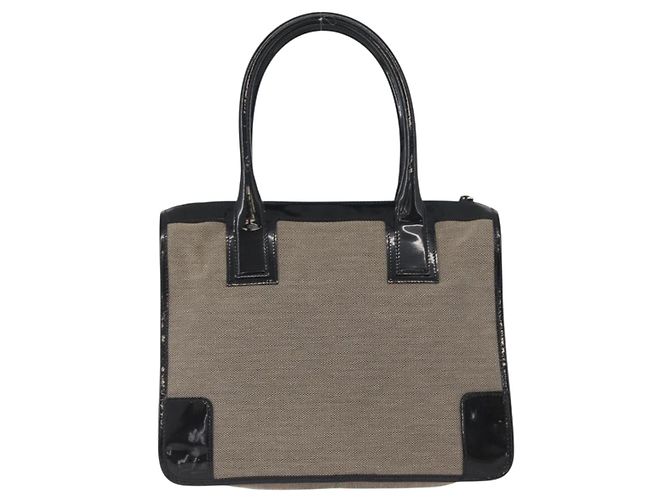 Gucci Vintage Tote aus Canvas Beige - Ansicht 2