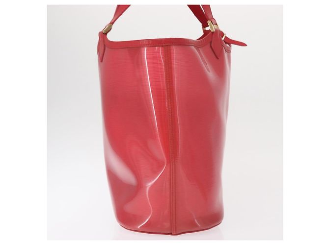 Louis Vuitton Plage Lagoon Bay Vinyl Epi Leather GM Rosso - vista 4