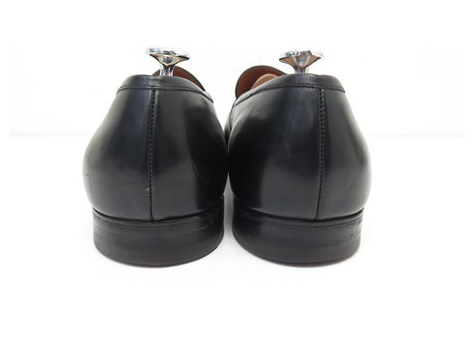 JM Weston SCARPE EDWARD GREEN MONTPELLIER 12E 46 MOCASSINI IN PELLE NERA Nero - vista 5