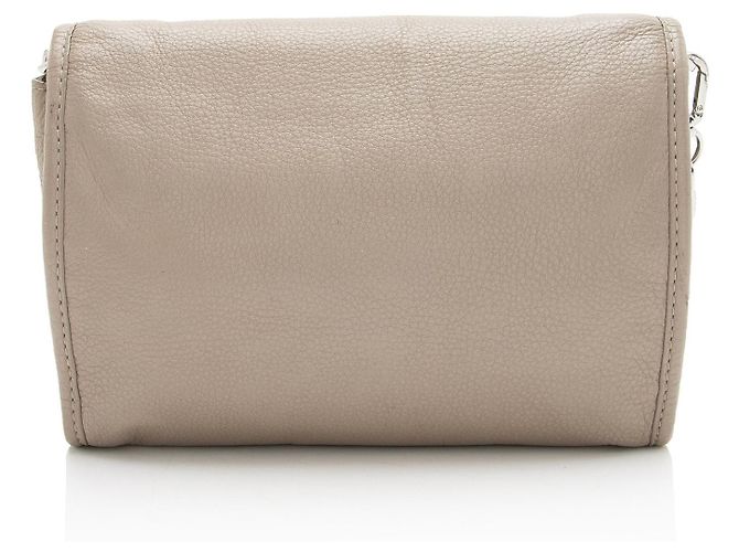 Borsa a tracolla in pelle Britten Combo di Tory Burch Grigio - vista 3
