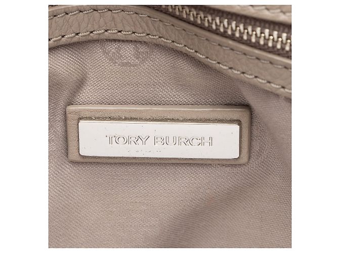 Borsa a tracolla in pelle Britten Combo di Tory Burch Grigio - vista 7