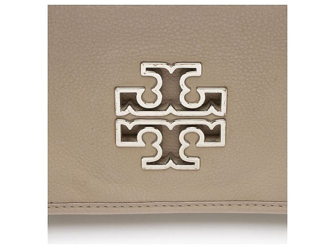 Borsa a tracolla in pelle Britten Combo di Tory Burch Grigio - vista 9