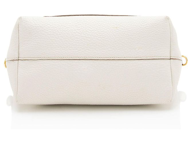 Mini tote Prada Vitello Diano con bolsillo Blanco - vista 4