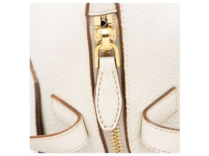 Mini tote Prada Vitello Diano con bolsillo Blanco - vista 9