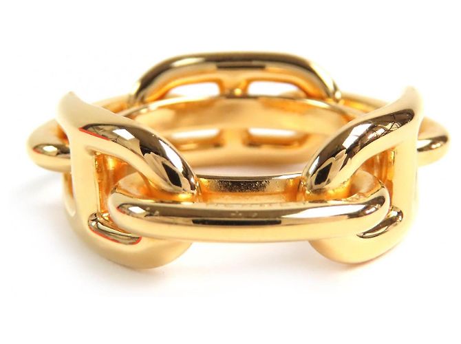 Ring Anello per sciarpa Hermès Lukade Chne Dunkel D'oro - vista 3