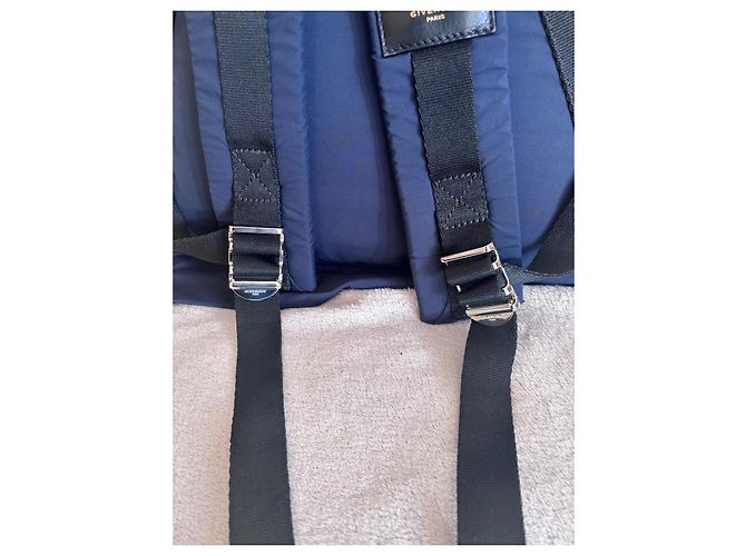 Zaino in Nylon Givenchy Blu Scuro - vista 7