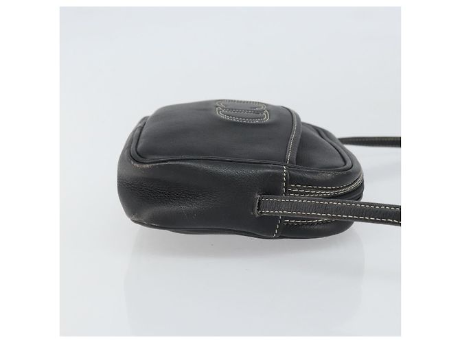 Borsa a tracolla Christian Dior CD in pelle Blu navy - vista 3