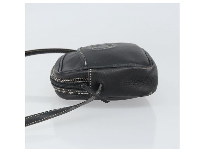 Borsa a tracolla Christian Dior CD in pelle Blu navy - vista 4