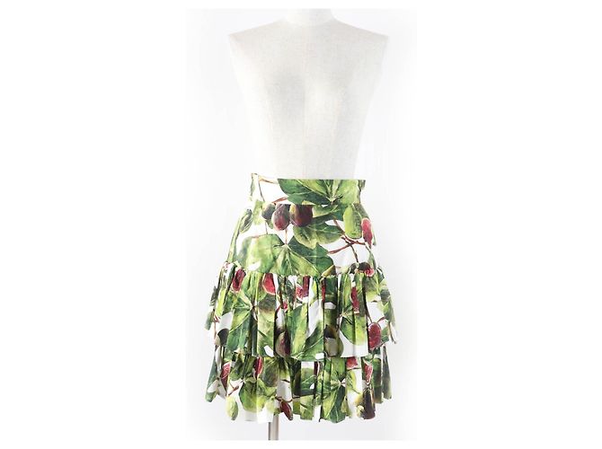 Dolce & Gabbana Falda de algodón F4BCRT Dolce&Gabbana Multicolor - vista 2