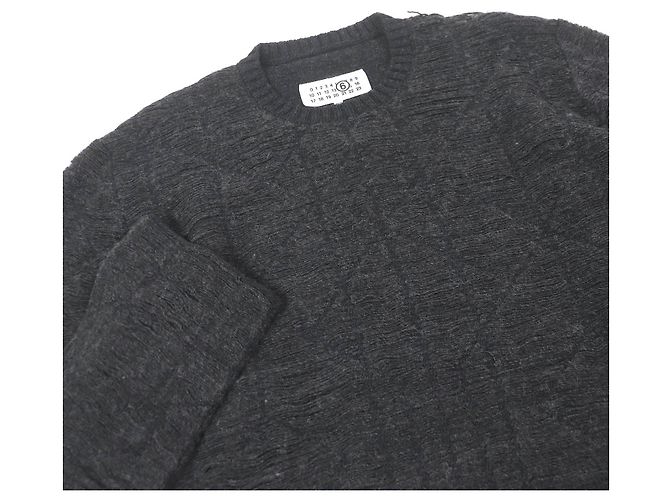 Maison Martin Margiela Acryl-Schurwollpullover MM6 Maison Margiela SH0HL0011 - Ansicht 2