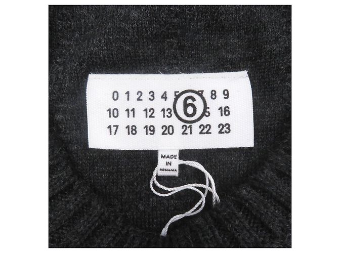 Maison Martin Margiela Acryl-Schurwollpullover MM6 Maison Margiela SH0HL0011 - Ansicht 4