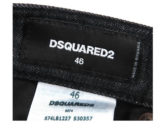 Autre Marque JEANS COOL GUY DSQUARED2 Pantalones de mezclilla de algodón y elastano Negro - vista 10