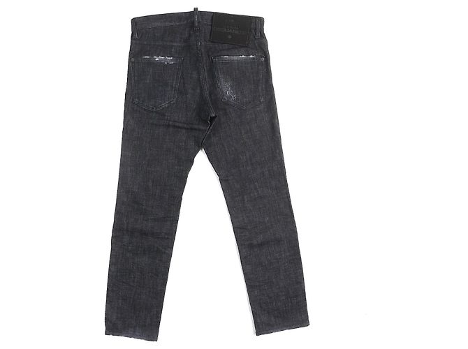 Autre Marque JEANS COOL GUY DSQUARED2 Pantalones de mezclilla de algodón y elastano Negro - vista 2