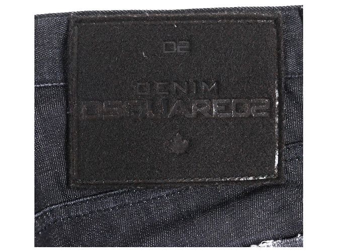 Autre Marque JEANS COOL GUY DSQUARED2 Pantalones de mezclilla de algodón y elastano Negro - vista 7