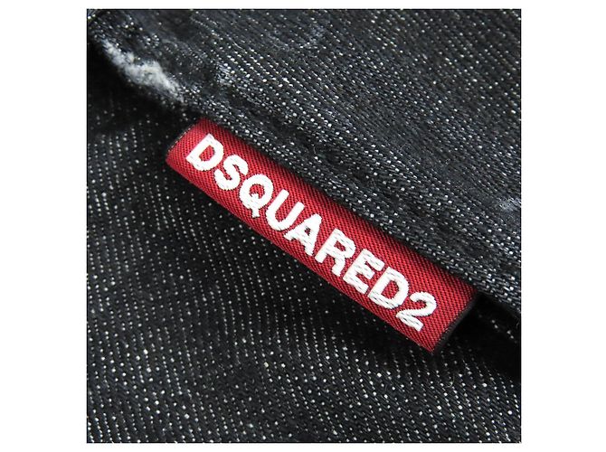 Autre Marque JEANS COOL GUY DSQUARED2 Pantalones de mezclilla de algodón y elastano Negro - vista 9