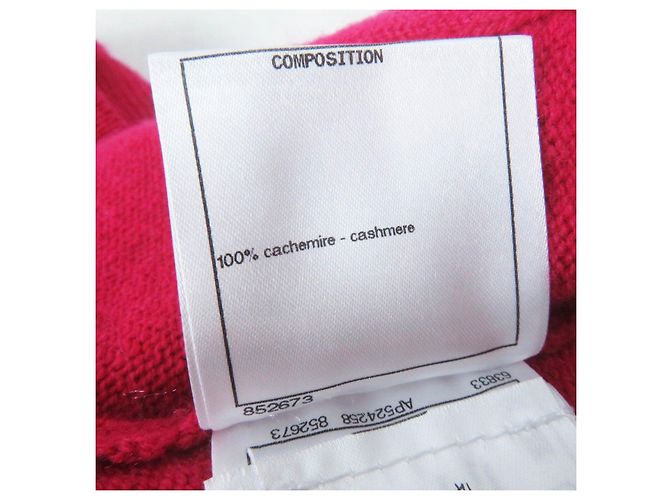 Timeless Cárdigan de cachemira Lucky Charm 22AW de Chanel Rosa - vista 11