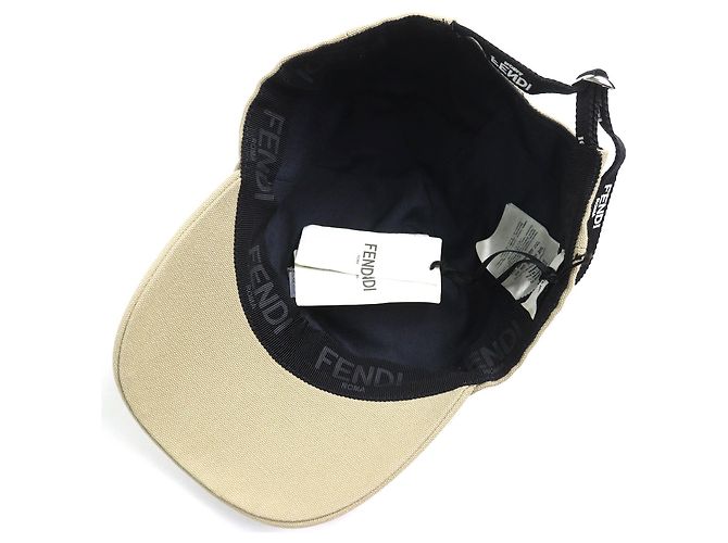 Gorra de béisbol de algodón con bordado floral de logo Fendi - vista 8