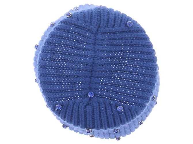 Goldbergh Blauer Strassmütze mit Wolle - Ansicht 6