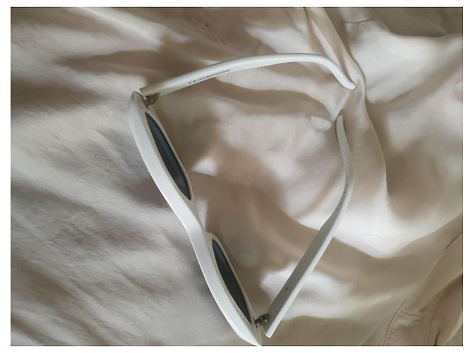 Gafas de sol blancas Emmanuelle Khanh 4231 0911 Hechas a mano Blanco - vista 10