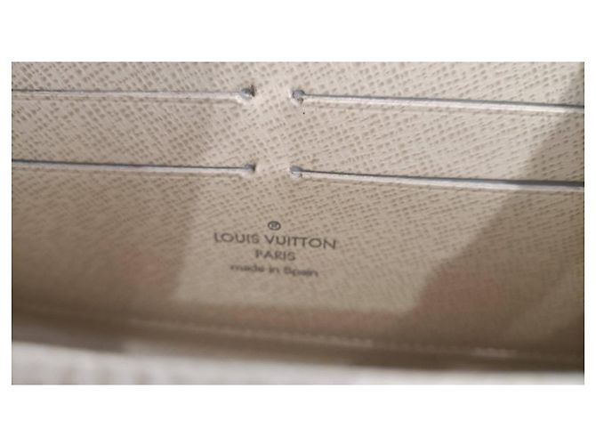 Cartera Louis Vuitton Zippy Damier Azur Beige - vista 5