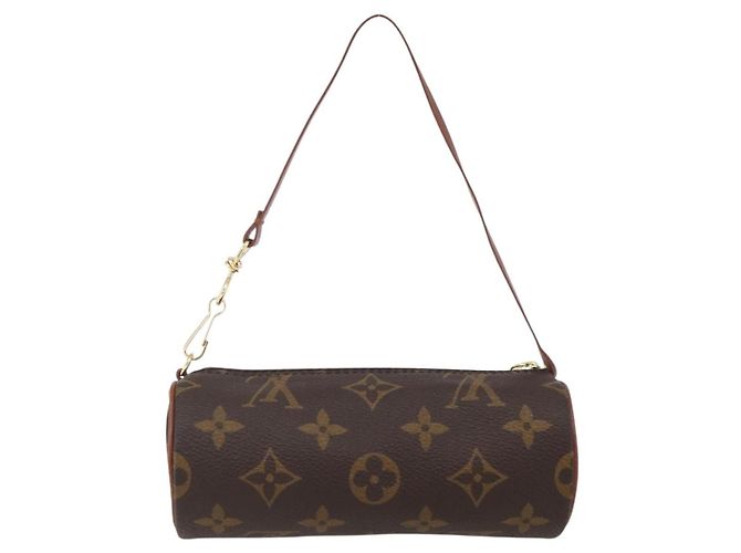 Pochette Papillon Mini in Tela Monogram Louis Vuitton Marrone - vista 2