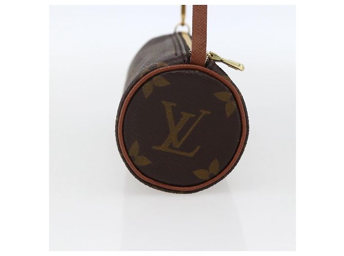 Pochette Papillon Mini in Tela Monogram Louis Vuitton Marrone - vista 3