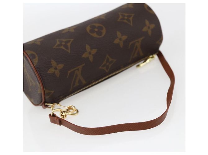Pochette Papillon Mini in Tela Monogram Louis Vuitton Marrone - vista 7