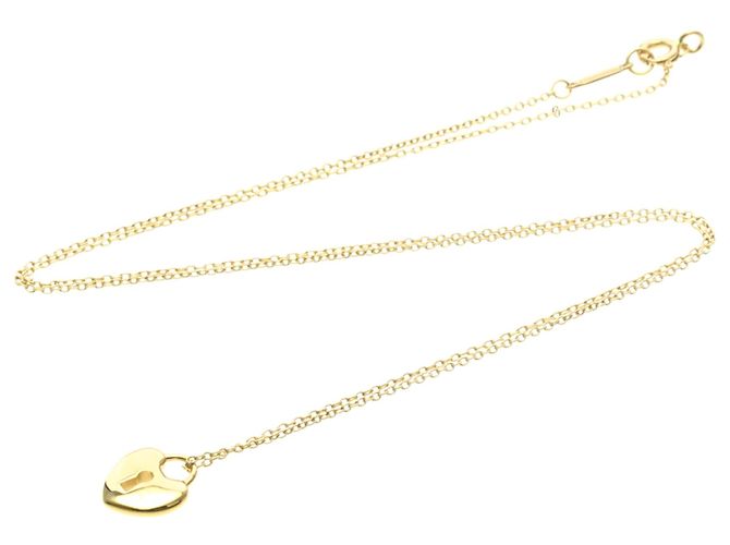 Tiffany & Co Collana Cuore con Chiusura Tiffany in Oro Rosa (18K) D'oro - vista 12